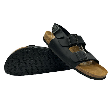 CH01 - Unisex leather sandal leather with adjustable straps