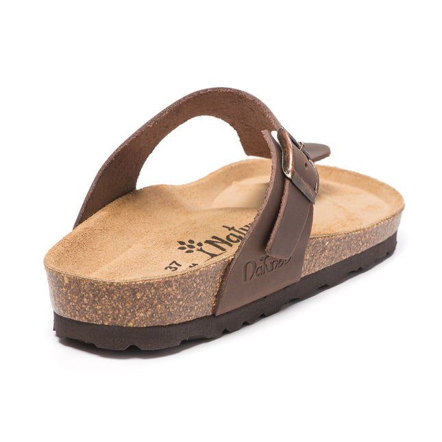 CH08 (LEATHER) - flip flops with adjustable woman and men's strap