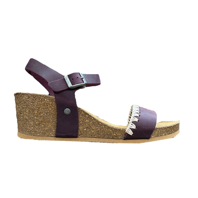 CH19 - Large band sandal with adjustable strap and wedge of women's dating woman planting comfort comfort