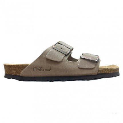 CH05 (LEATHER) - Sandal with two bands in leather with adjustable strap for women and men