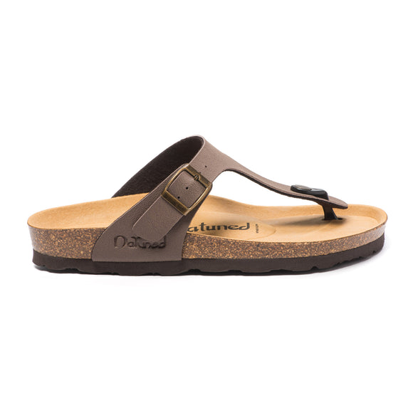 CH08 (MICROFASER) - Flip flops with adjustable women's and men's strap