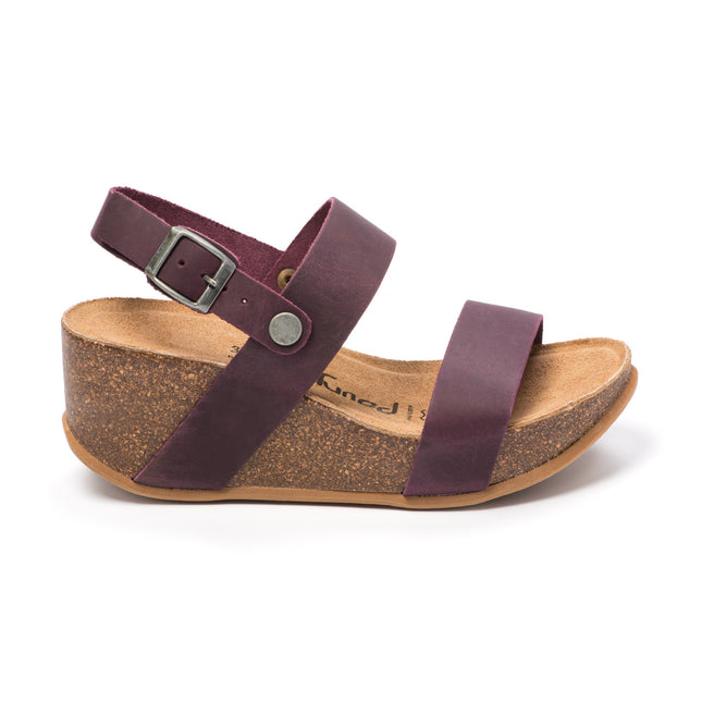 CH22 - Sandal with bands with adjustable straps and wedge of women Natuned plantar in anatomical latex comfort