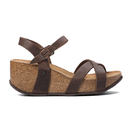 CH21 - Cross -sided sandal sandal with adjustable straps and Natuned Women's Women's Plantation in Anatomical Latex Comfort